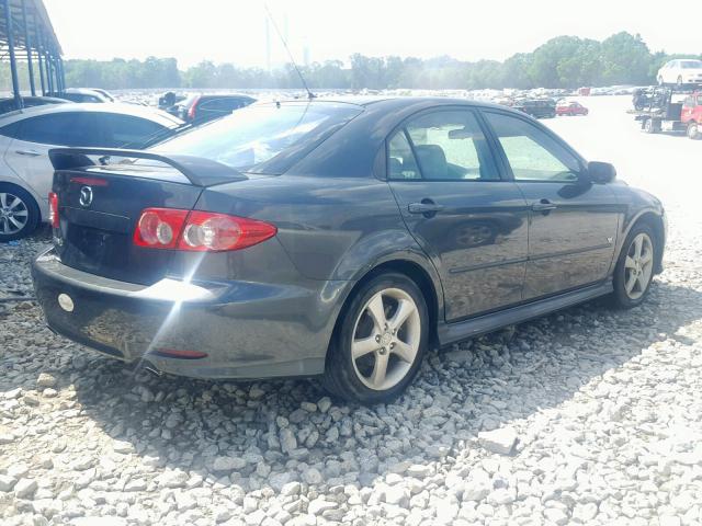 1YVHP84D845N94043 - 2004 MAZDA 6 S GRAY photo 4