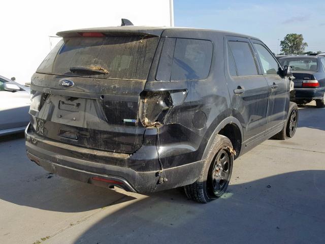 1FM5K8AR7GGB43875 - 2016 FORD EXPLORER P BLACK photo 4