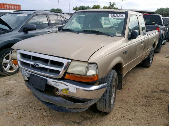 1FTYR14V8YPC19733 - 2000 FORD RANGER SUP GOLD photo 2