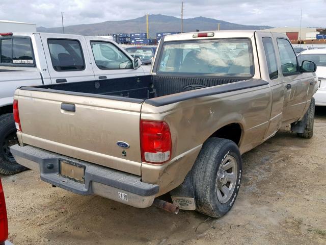 1FTYR14V8YPC19733 - 2000 FORD RANGER SUP GOLD photo 4