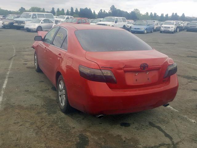 4T1BK46K57U025512 - 2007 TOYOTA CAMRY NEW RED photo 3