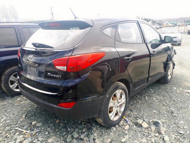 KM8JT3AC5DU537804 - 2013 HYUNDAI TUCSON GL BLACK photo 4