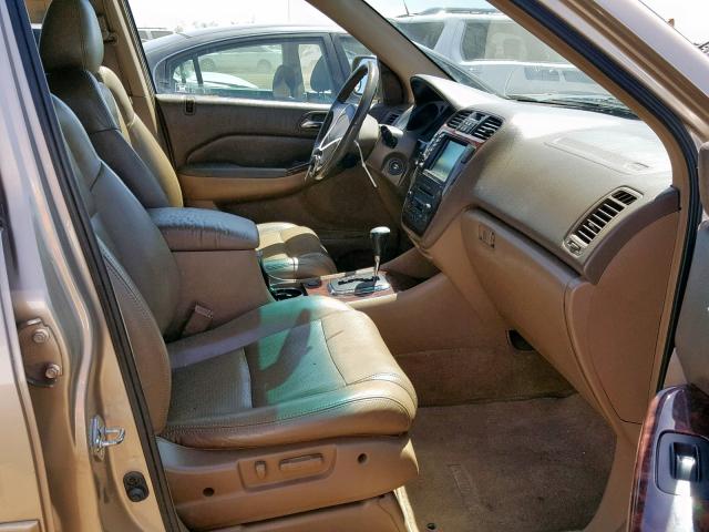 2HNYD18861H540256 - 2001 ACURA MDX TOURIN GOLD photo 5