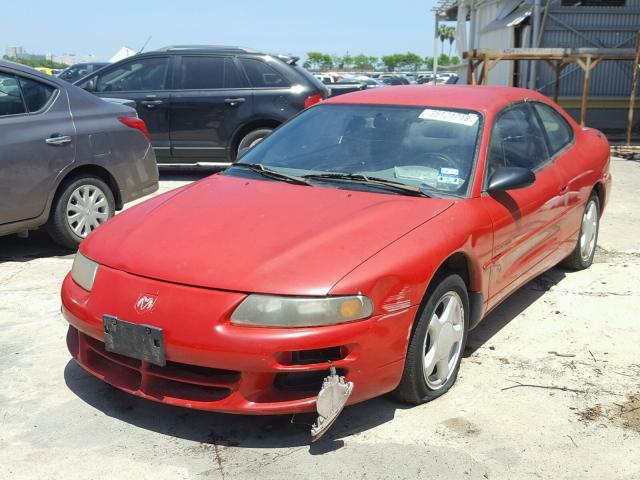 4B3AU42NXVE029573 - 1997 DODGE AVENGER RED photo 2