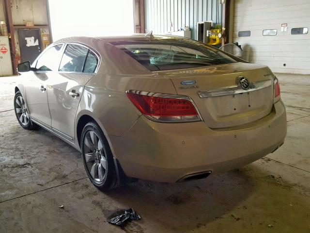 1G4GF5E33CF266185 - 2012 BUICK LACROSSE P TAN photo 3