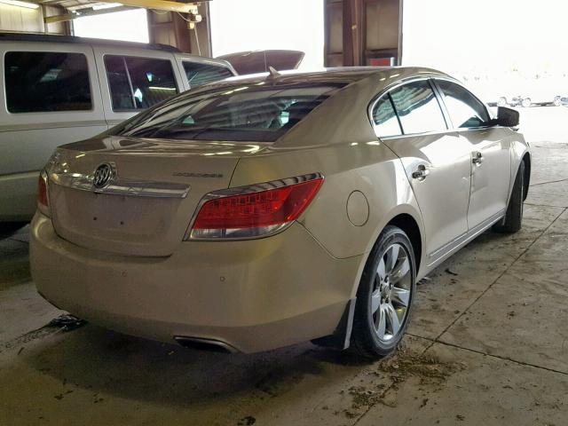 1G4GF5E33CF266185 - 2012 BUICK LACROSSE P TAN photo 4