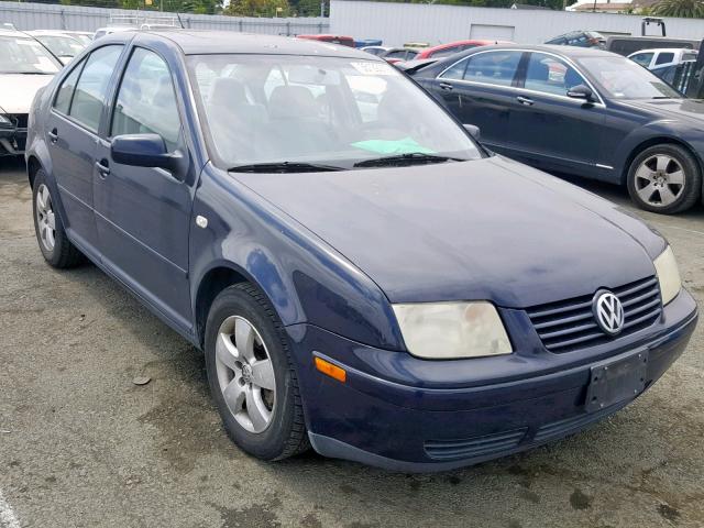 3VWSE69M83M062893 - 2003 VOLKSWAGEN JETTA GLS BLUE photo 1