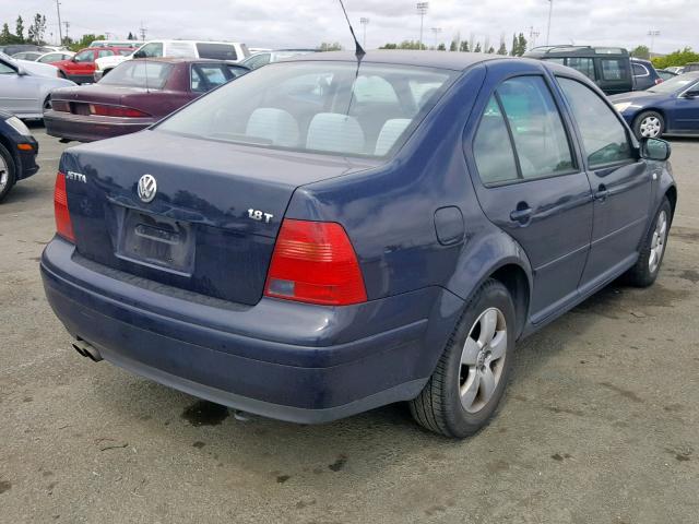 3VWSE69M83M062893 - 2003 VOLKSWAGEN JETTA GLS BLUE photo 4