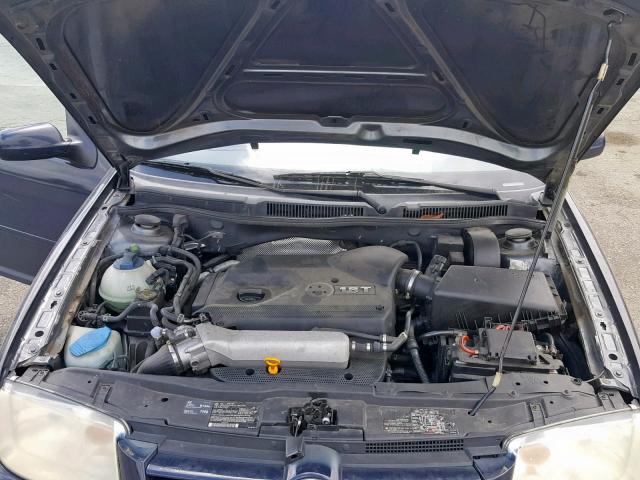 3VWSE69M83M062893 - 2003 VOLKSWAGEN JETTA GLS BLUE photo 7