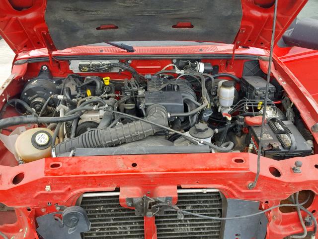 1FTYR10D58PA69156 - 2008 FORD RANGER RED photo 7