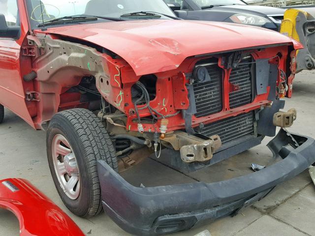 1FTYR10D58PA69156 - 2008 FORD RANGER RED photo 9