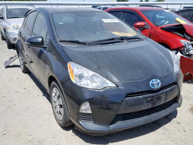 JTDKDTB36E1571838 - 2014 TOYOTA PRIUS C BLACK photo 1