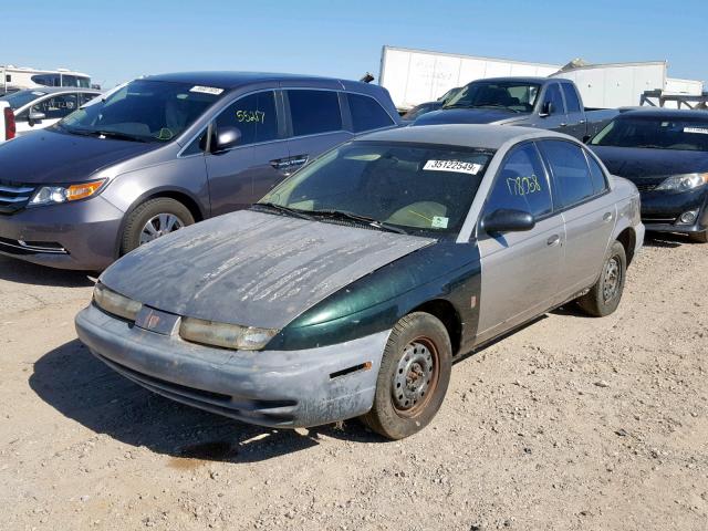 1G8ZH5282VZ381038 - 1997 SATURN SL1 SILVER photo 2