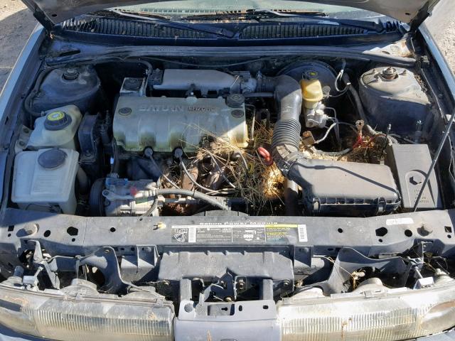 1G8ZH5282VZ381038 - 1997 SATURN SL1 SILVER photo 7