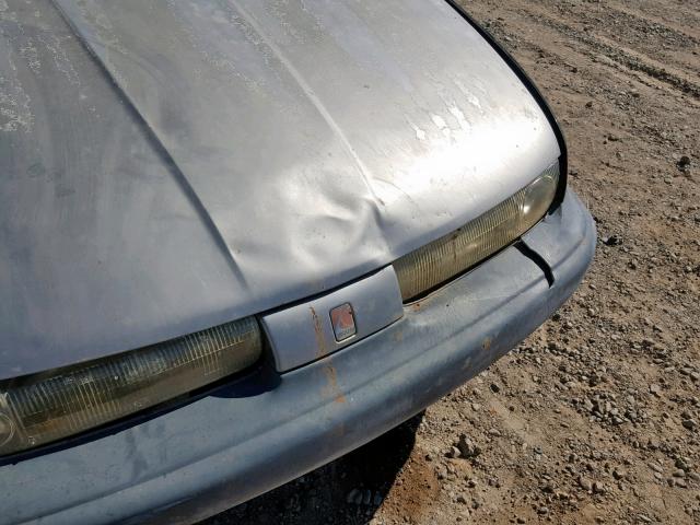 1G8ZH5282VZ381038 - 1997 SATURN SL1 SILVER photo 9