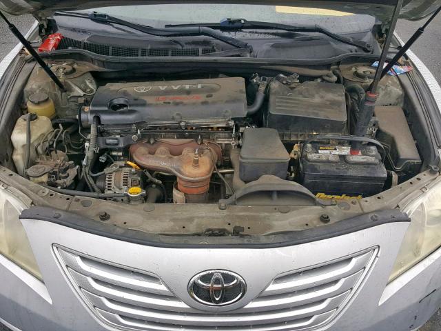 4T1BE46K07U100740 - 2007 TOYOTA CAMRY NEW SILVER photo 7