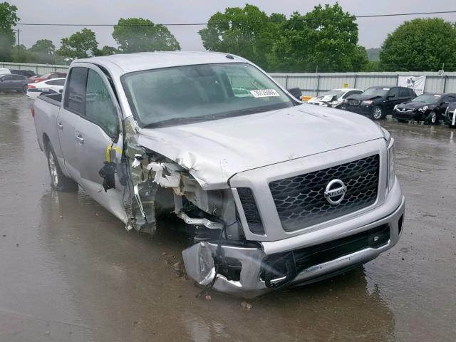 1N6AA1EK0KN516668 - 2019 NISSAN TITAN S SILVER photo 1