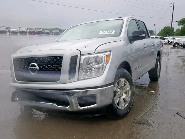 1N6AA1EK0KN516668 - 2019 NISSAN TITAN S SILVER photo 2