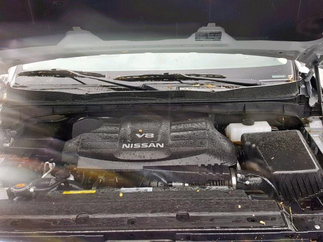 1N6AA1EK0KN516668 - 2019 NISSAN TITAN S SILVER photo 7