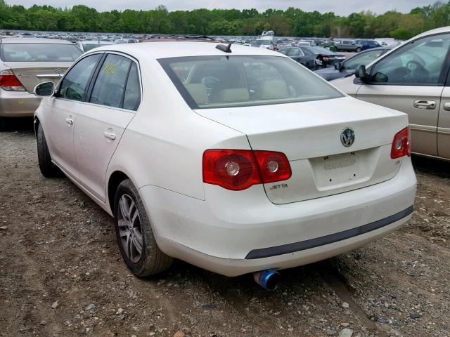 3VWSG71K36M800405 - 2006 VOLKSWAGEN JETTA 2.5 WHITE photo 3