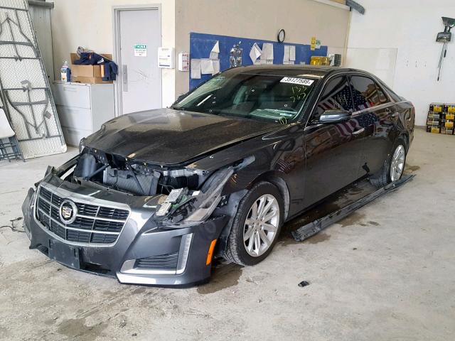 1G6AR5SX5E0133767 - 2014 CADILLAC CTS LUXURY CHARCOAL photo 2