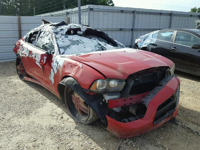 2C3CDXHG3DH528570 - 2013 DODGE CHARGER SX RED photo 1