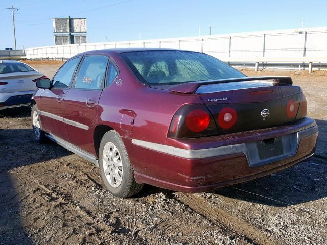 2G1WF52E049323354 - 2004 CHEVROLET IMPALA  photo 3