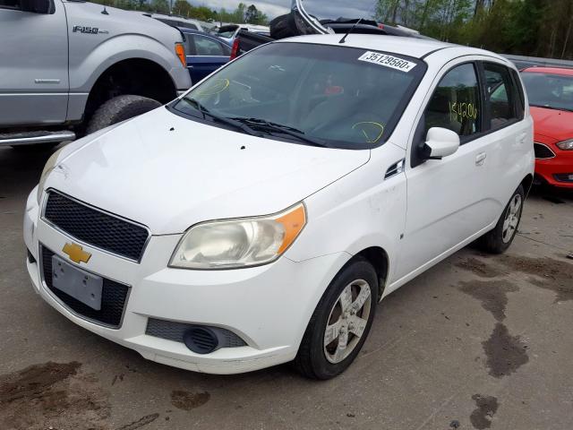 KL1TD66E79B672833 - 2009 CHEVROLET AVEO LS  photo 2