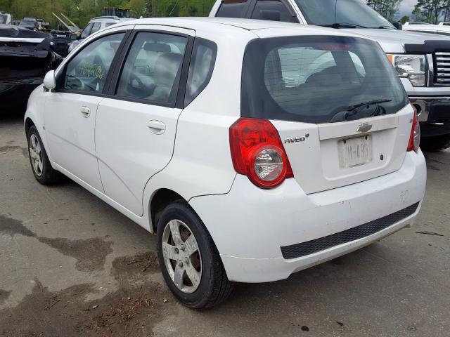 KL1TD66E79B672833 - 2009 CHEVROLET AVEO LS  photo 3