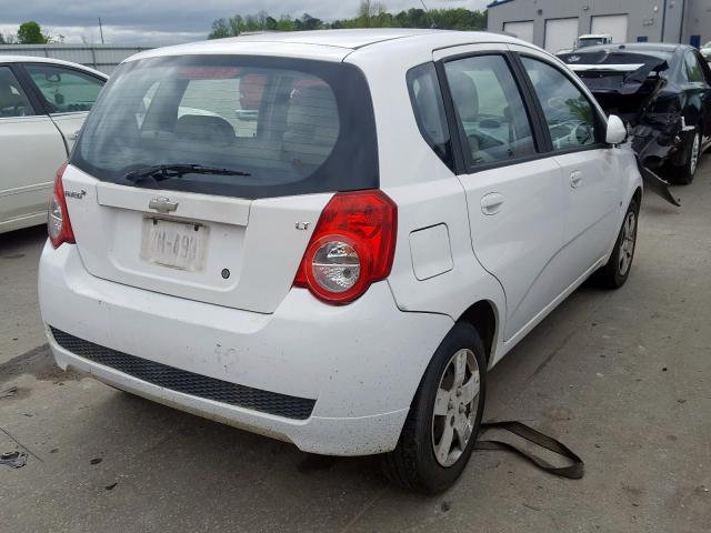 KL1TD66E79B672833 - 2009 CHEVROLET AVEO LS  photo 4