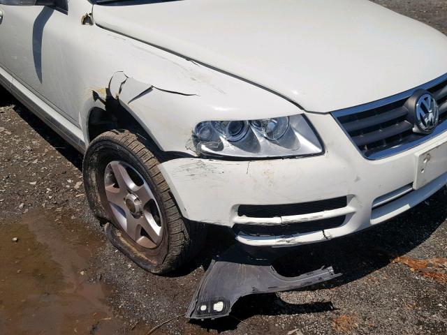 WVGZG77L86D003513 - 2006 VOLKSWAGEN TOUAREG 3. WHITE photo 9