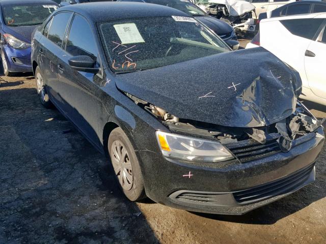 3VW2K7AJ2BM060653 - 2011 VOLKSWAGEN JETTA BASE BLACK photo 1