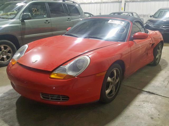 WP0CA2989XU624039 - 1999 PORSCHE BOXSTER RED photo 2