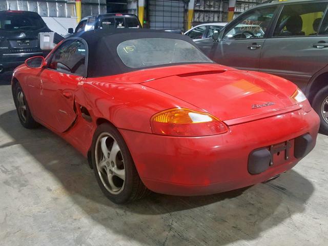 WP0CA2989XU624039 - 1999 PORSCHE BOXSTER RED photo 3