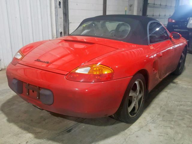 WP0CA2989XU624039 - 1999 PORSCHE BOXSTER RED photo 4