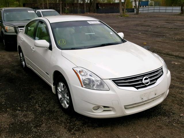 1N4CL2AP4AC160092 - 2010 NISSAN ALTIMA HYB WHITE photo 1