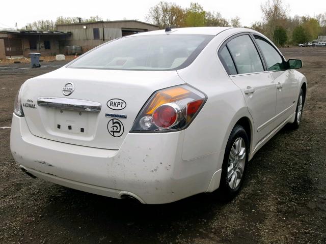 1N4CL2AP4AC160092 - 2010 NISSAN ALTIMA HYB WHITE photo 4