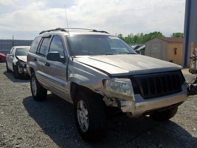 1J4GW48NX4C344664 - 2004 JEEP GRAND CHER TAN photo 1