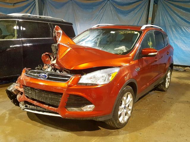 1FMCU9J97EUD06885 - 2014 FORD ESCAPE TIT RED photo 2