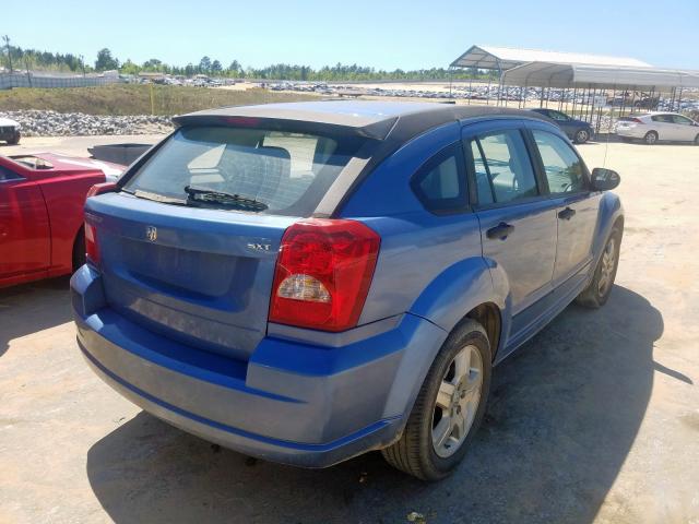 1B3HB48B87D533647 - 2007 DODGE CALIBER SXT  photo 4