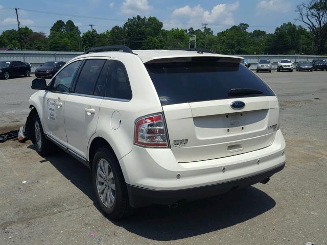 2FMDK49C68BA19402 - 2008 FORD EDGE LIMIT WHITE photo 3