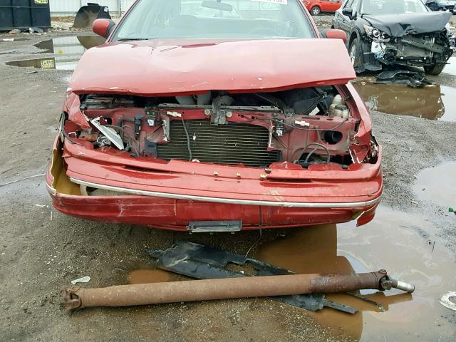 2FALP73W6VX148895 - 1997 FORD CROWN VICT RED photo 9