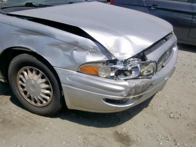 1G4HP54K02U305447 - 2002 BUICK LESABRE CU SILVER photo 9