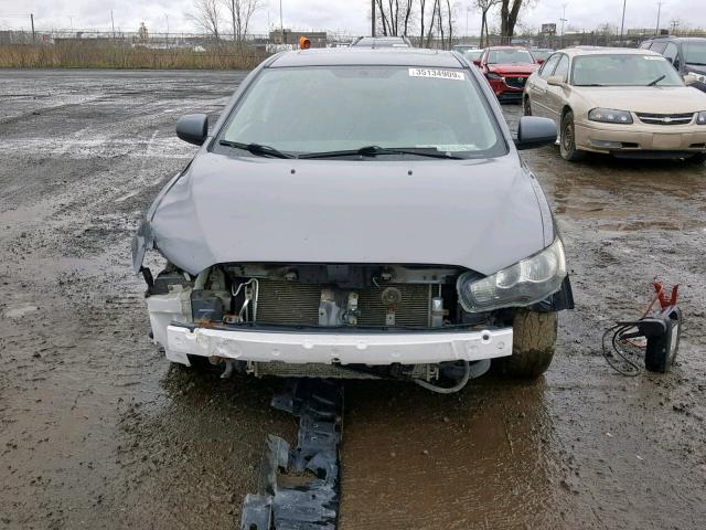 JA3AU26U98U605877 - 2008 MITSUBISHI LANCER ES GRAY photo 9