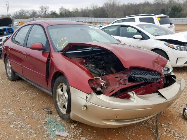 1FAFP55S02A117559 - 2002 FORD TAURUS SES MAROON photo 1