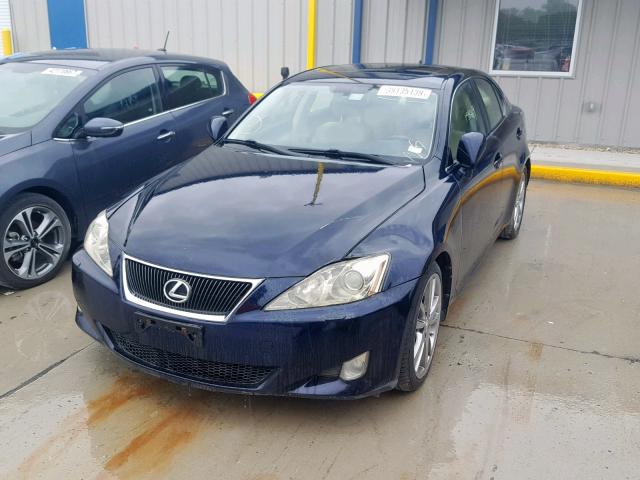 JTHBE262482014710 - 2008 LEXUS IS 350 BLUE photo 2