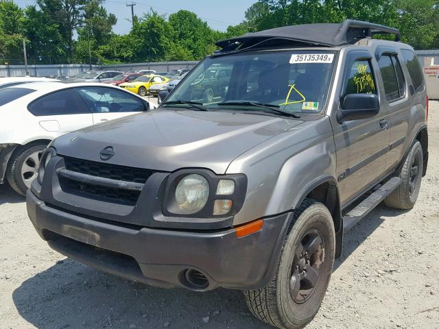 5N1ED28T84C636301 - 2004 NISSAN XTERRA XE GOLD photo 2