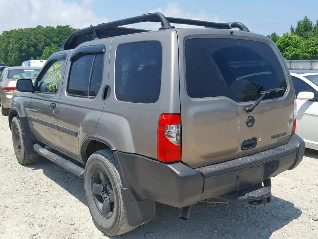 5N1ED28T84C636301 - 2004 NISSAN XTERRA XE GOLD photo 3