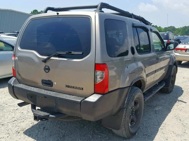 5N1ED28T84C636301 - 2004 NISSAN XTERRA XE GOLD photo 4