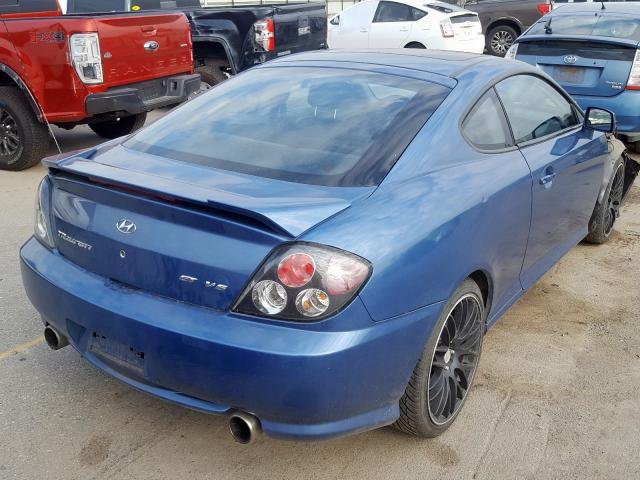 KMHHN65F35U162589 - 2005 HYUNDAI TIBURON GT  photo 4